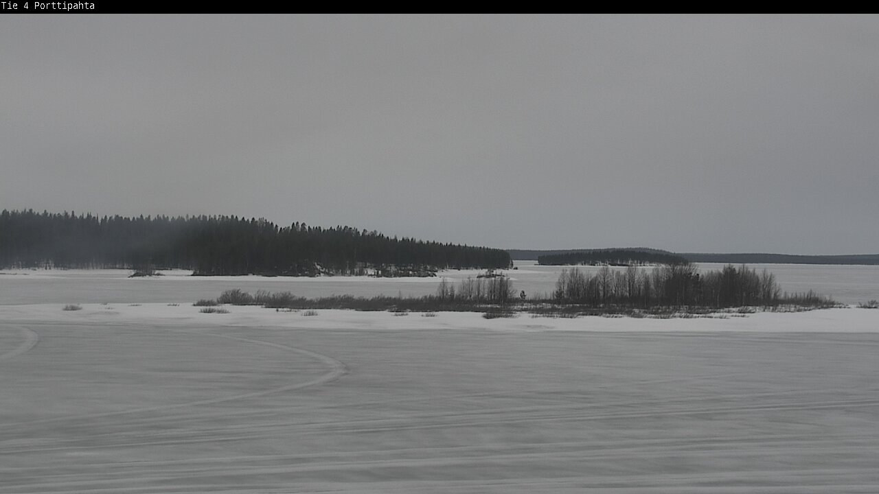 Weather Camera Image Väg 4 Sodankylä, Porttipahta, Sodankylä, Lappi