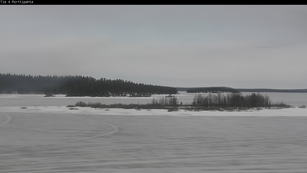 Weather Camera Image Väg 4 Sodankylä, Porttipahta, Sodankylä, Lappi