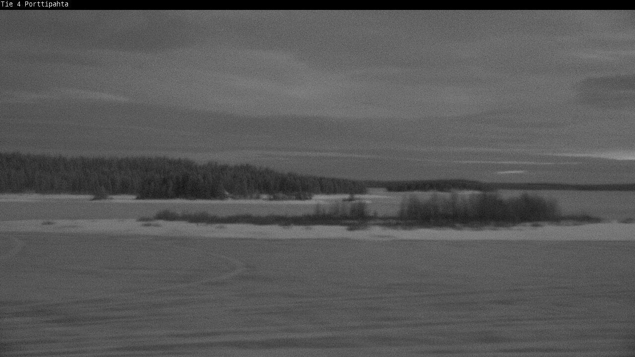 Weather Camera Image Road 4 Sodankylä, Porttipahta, Sodankylä, Lappi
