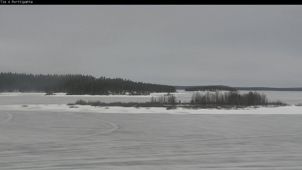 Weather Camera Image Väg 4 Sodankylä, Porttipahta, Sodankylä, Lappi