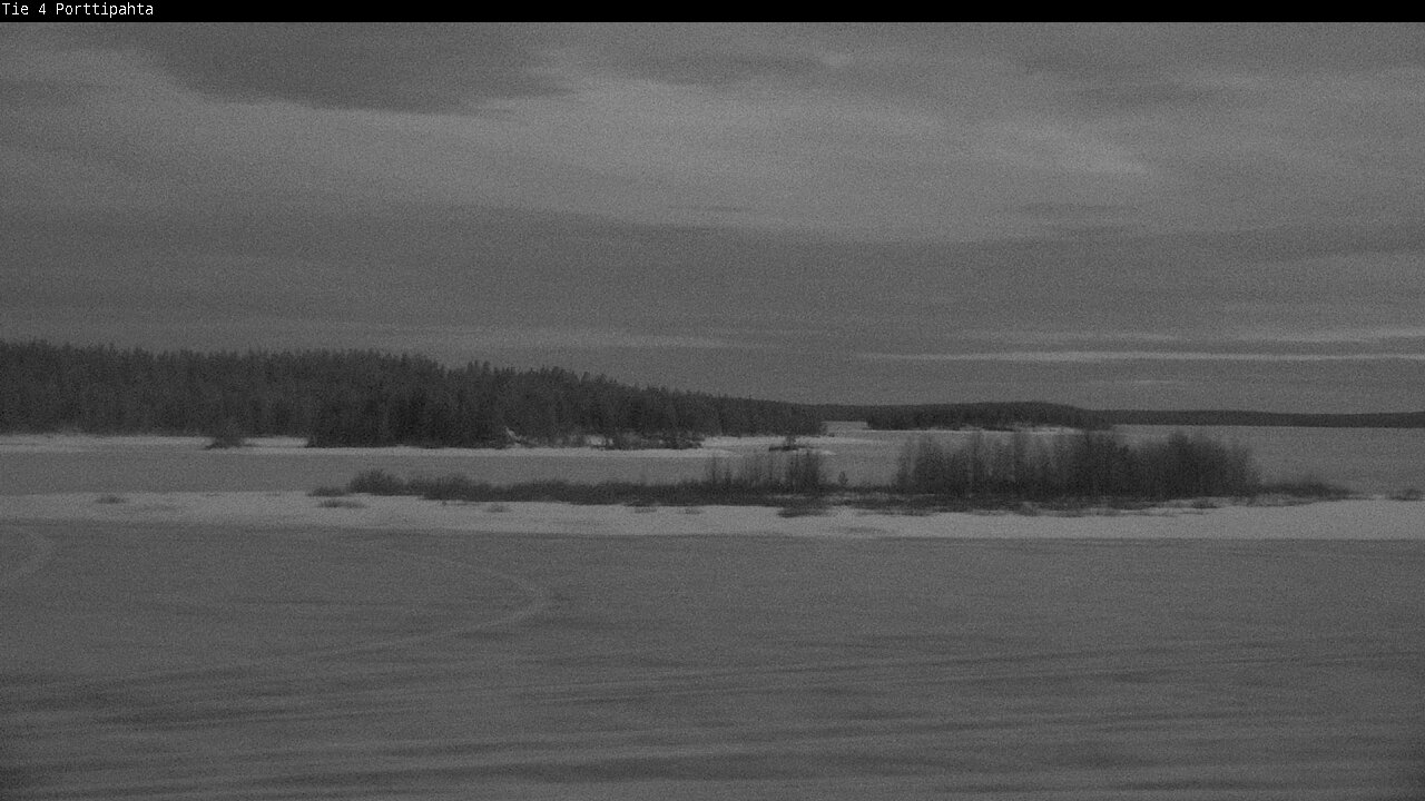 Weather Camera Image Road 4 Sodankylä, Porttipahta, Sodankylä, Lappi
