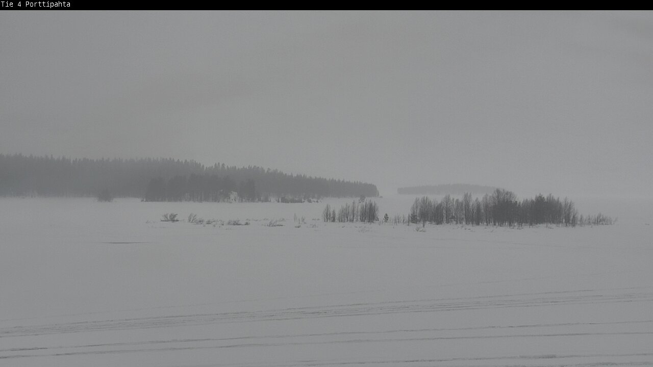 Weather Camera Image Road 4 Sodankylä, Porttipahta, Sodankylä, Lappi