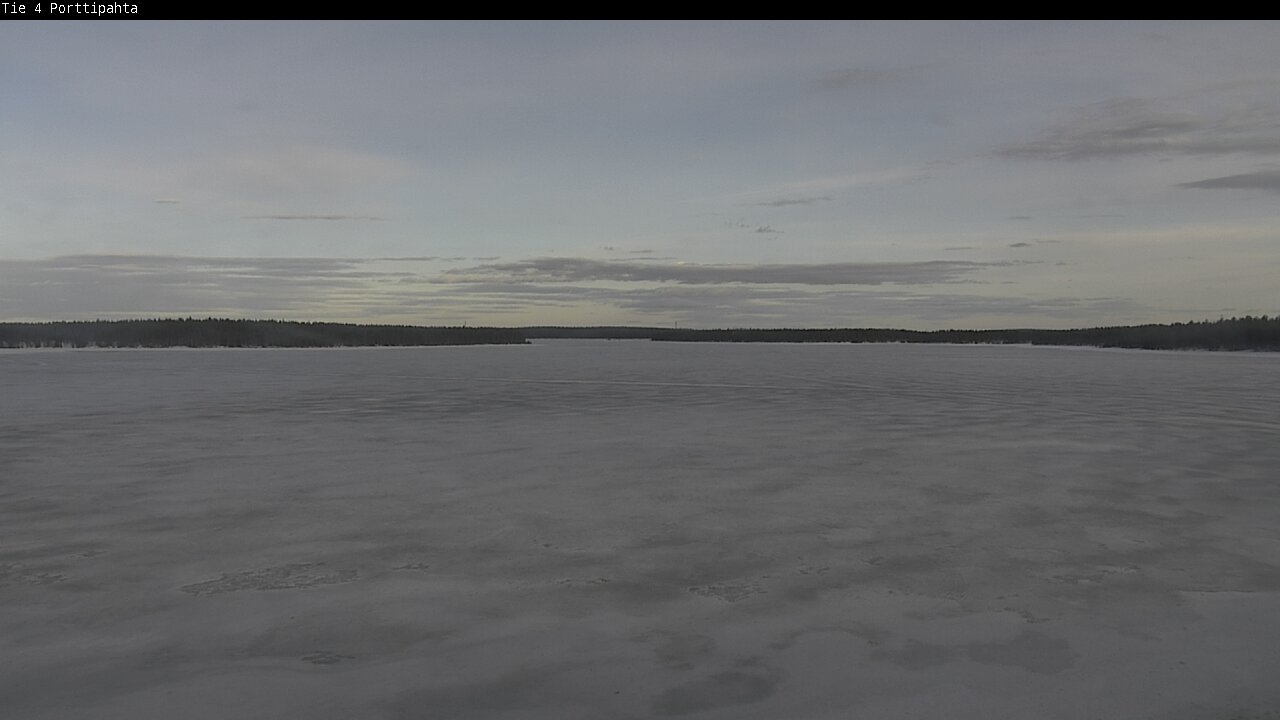 Weather Camera Image Väg 4 Sodankylä, Porttipahta, Sodankylä, Lappi