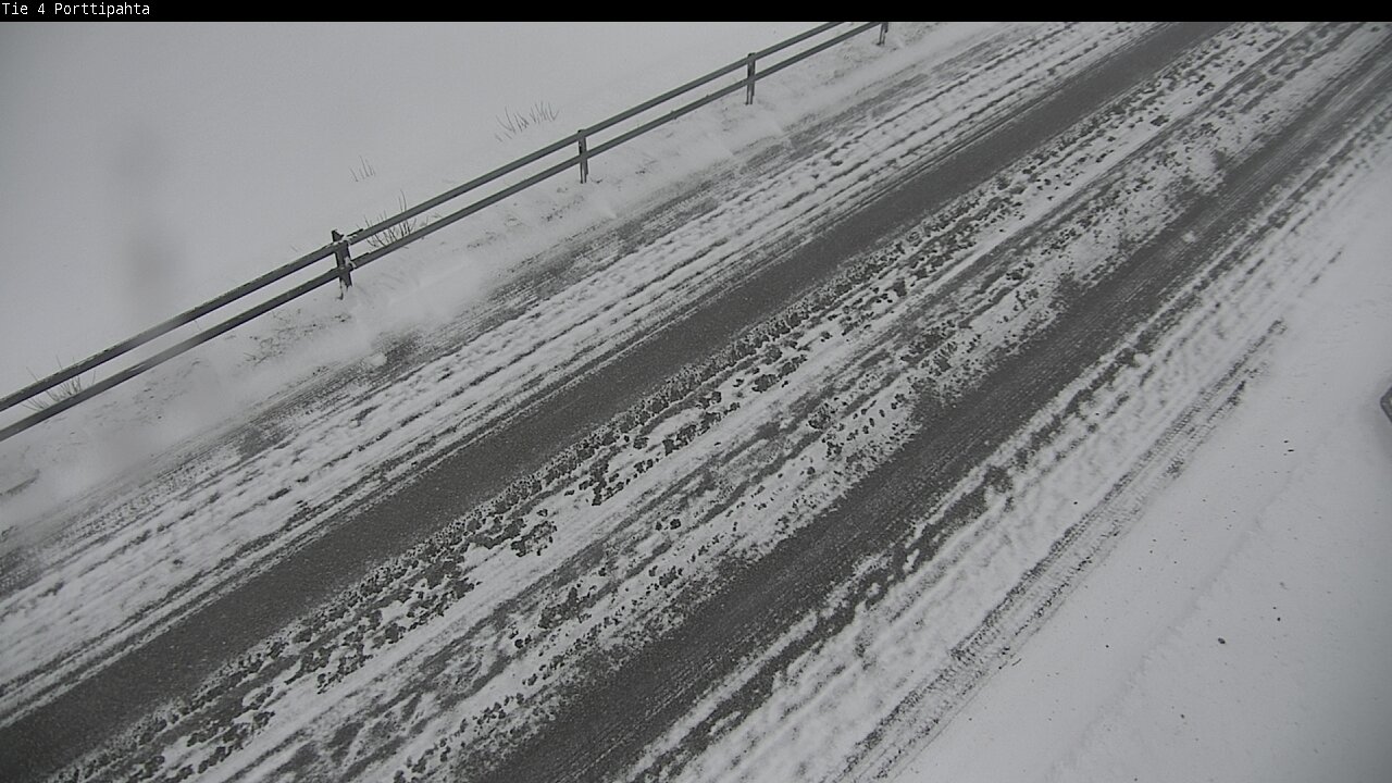 Weather Camera Image Väg 4 Sodankylä, Porttipahta, Sodankylä, Lappi