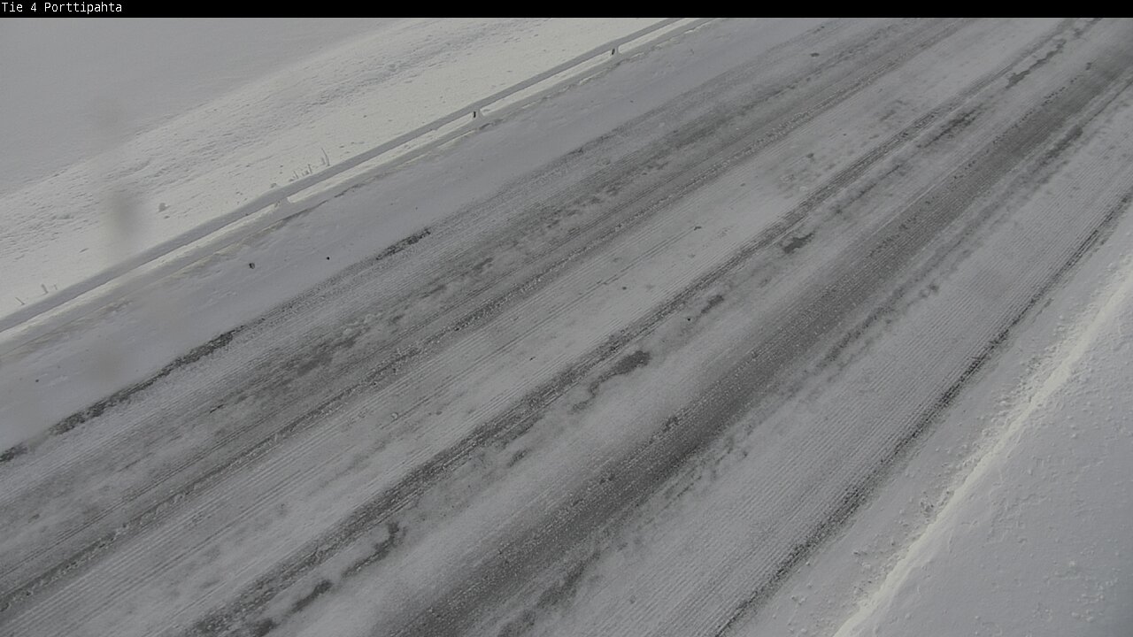 Weather Camera Image Road 4 Sodankylä, Porttipahta, Sodankylä, Lappi