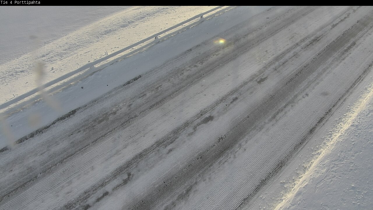 Weather Camera Image Road 4 Sodankylä, Porttipahta, Sodankylä, Lappi