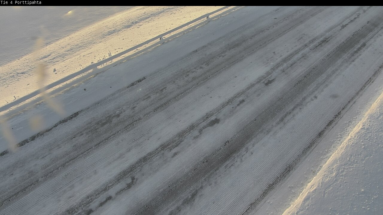 Weather Camera Image Road 4 Sodankylä, Porttipahta, Sodankylä, Lappi