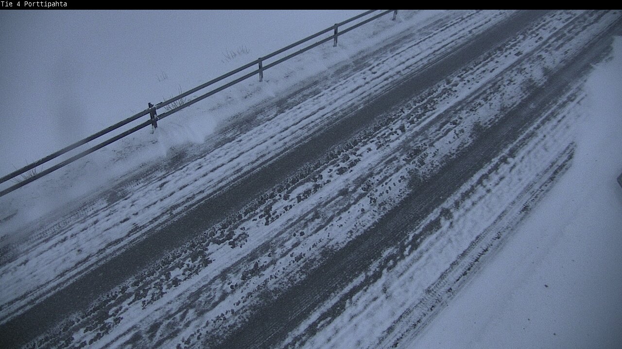 Weather Camera Image Väg 4 Sodankylä, Porttipahta, Sodankylä, Lappi