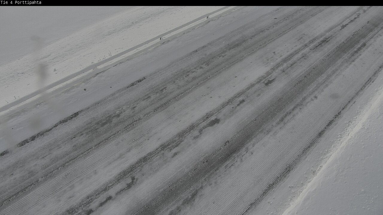 Weather Camera Image Road 4 Sodankylä, Porttipahta, Sodankylä, Lappi