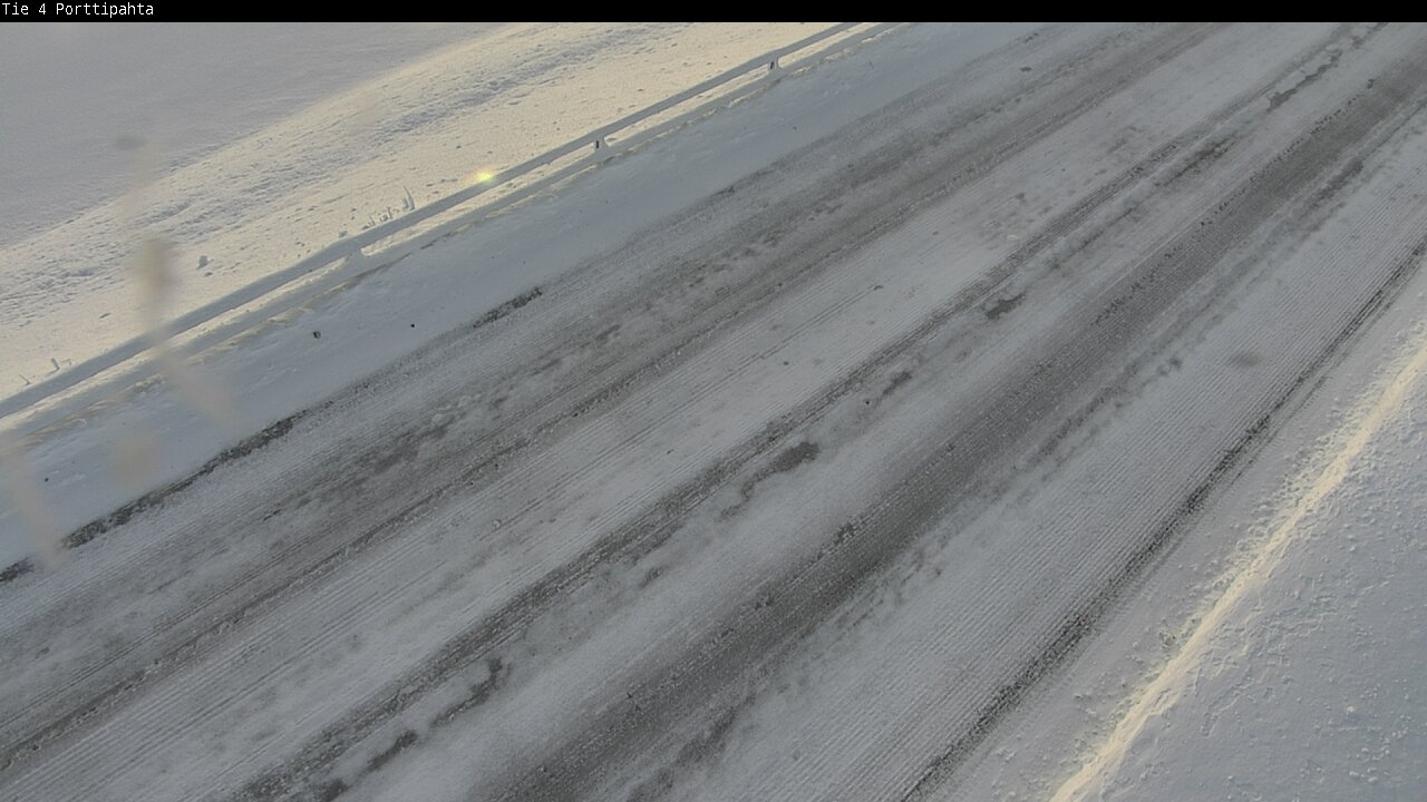 Weather Camera Image Road 4 Sodankylä, Porttipahta, Sodankylä, Lappi