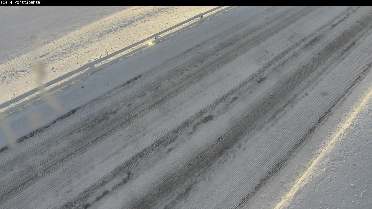 Weather Camera Image Road 4 Sodankylä, Porttipahta, Sodankylä, Lappi