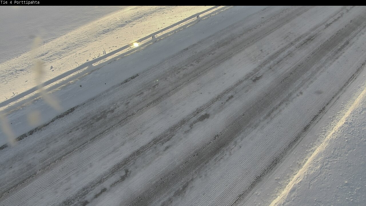 Weather Camera Image Road 4 Sodankylä, Porttipahta, Sodankylä, Lappi