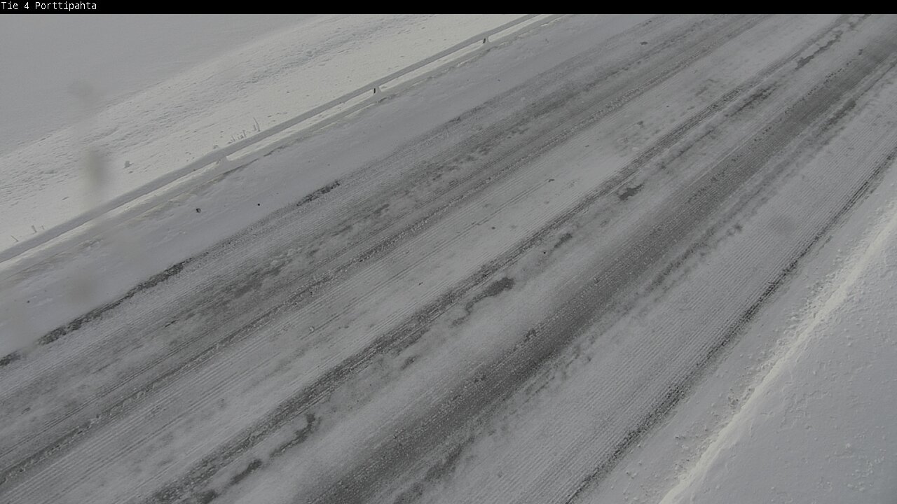 Weather Camera Image Road 4 Sodankylä, Porttipahta, Sodankylä, Lappi