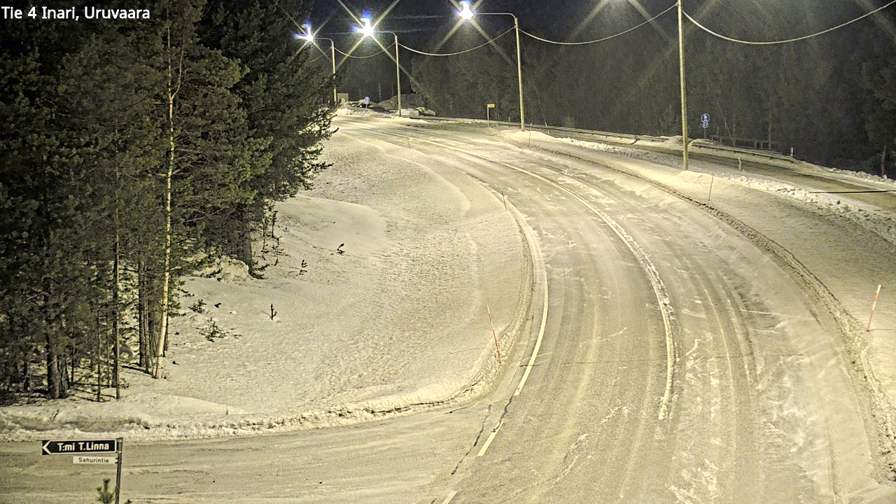 Kelikamerat Kuva Tie 4 Inari, Uruvaara, Inari, Lappi