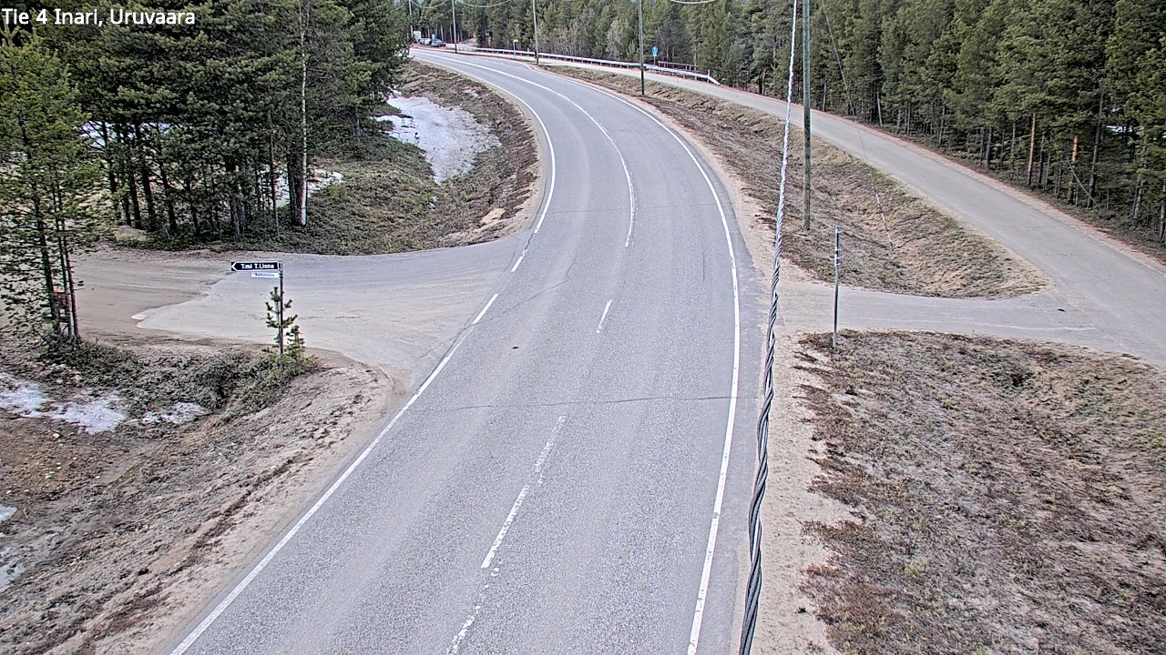 Weather Camera Image Road 4 Inari, Uruvaara, Inari, Lappi