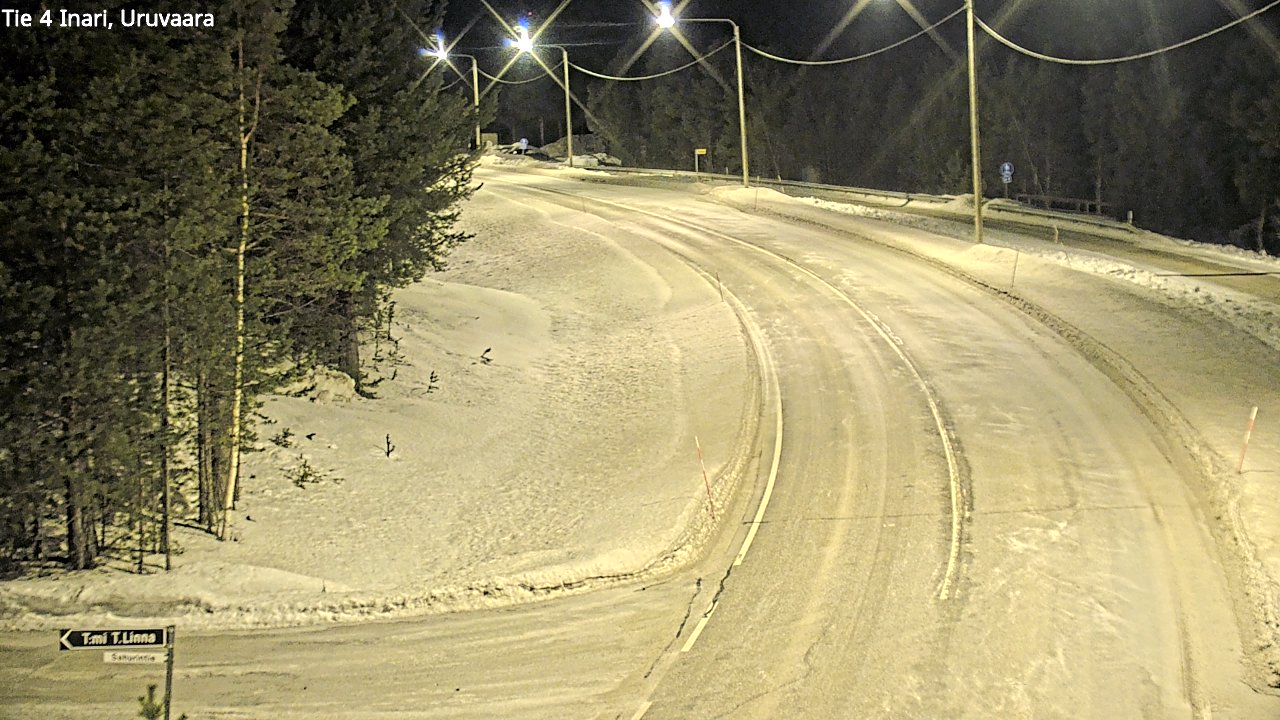 Kelikamerat Kuva Tie 4 Inari, Uruvaara, Inari, Lappi