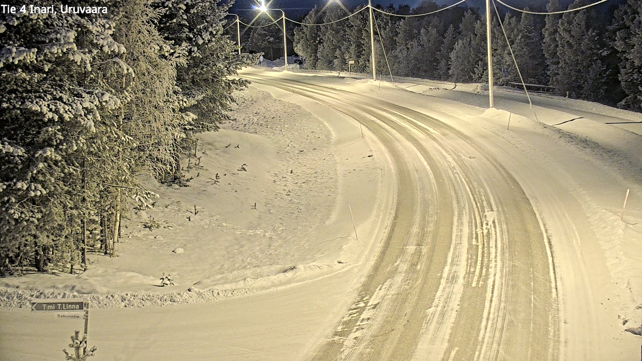 Kelikamerat Kuva Tie 4 Inari, Uruvaara, Inari, Lappi