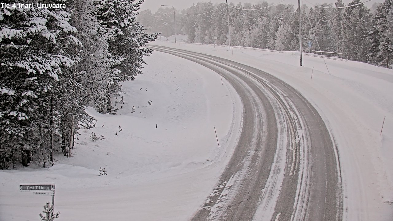 Kelikamerat Kuva Tie 4 Inari, Uruvaara, Inari, Lappi