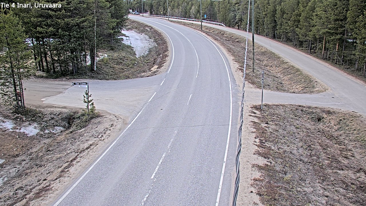 Weather Camera Image Road 4 Inari, Uruvaara, Inari, Lappi