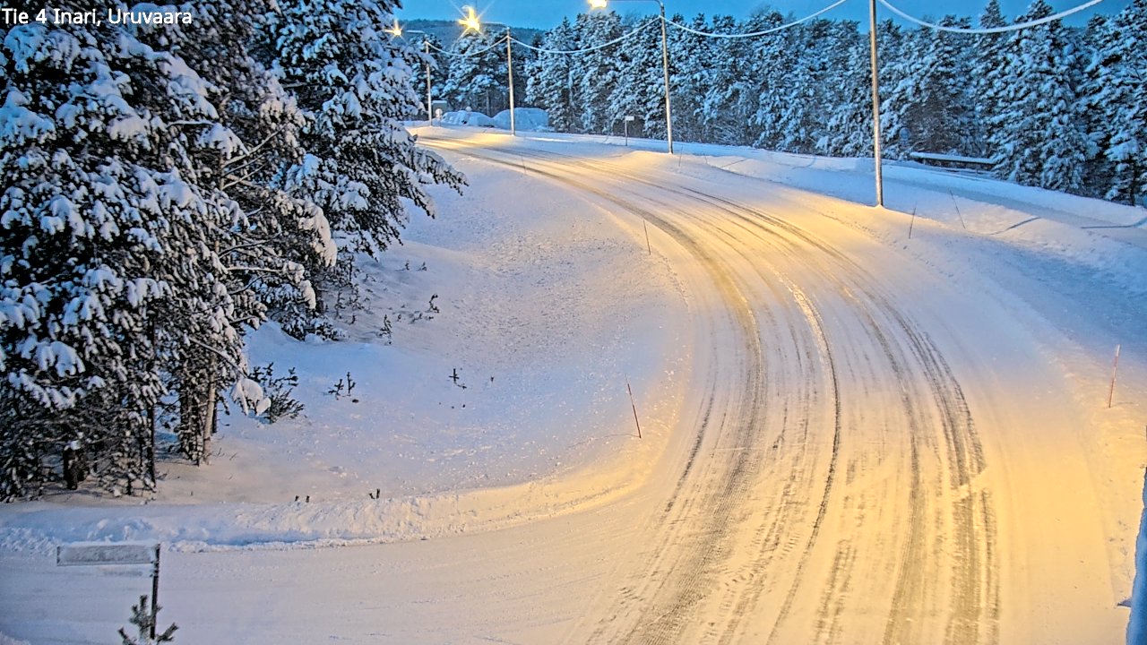 Weather Camera Image Road 4 Inari, Uruvaara, Inari, Lappi