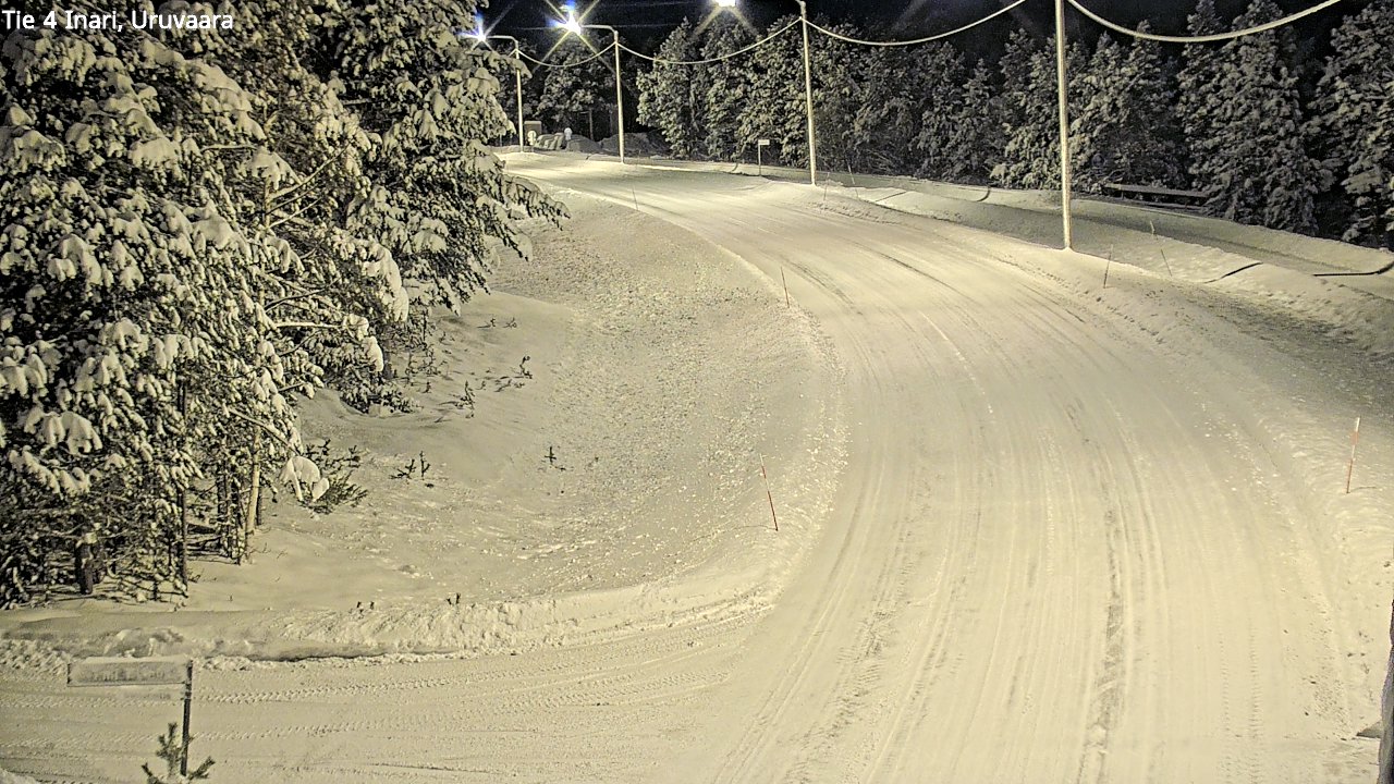 Weather Camera Image Road 4 Inari, Uruvaara, Inari, Lappi