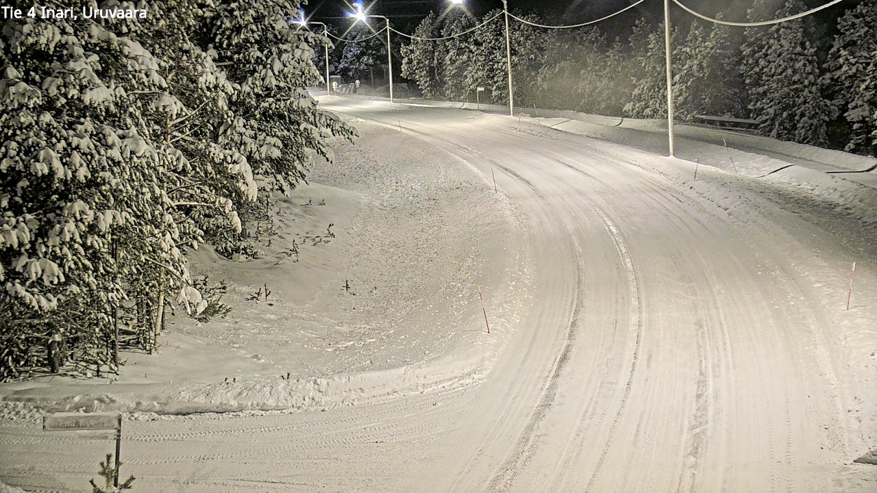 Weather Camera Image Road 4 Inari, Uruvaara, Inari, Lappi