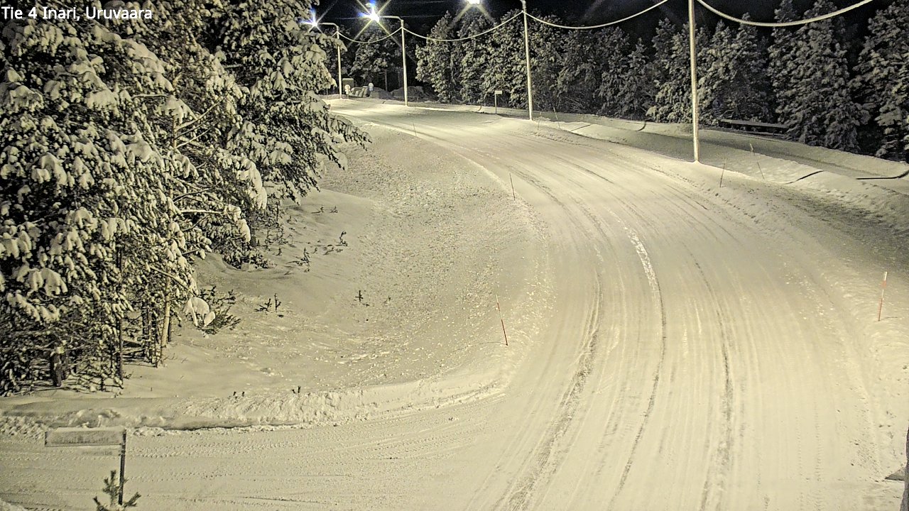 Weather Camera Image Road 4 Inari, Uruvaara, Inari, Lappi