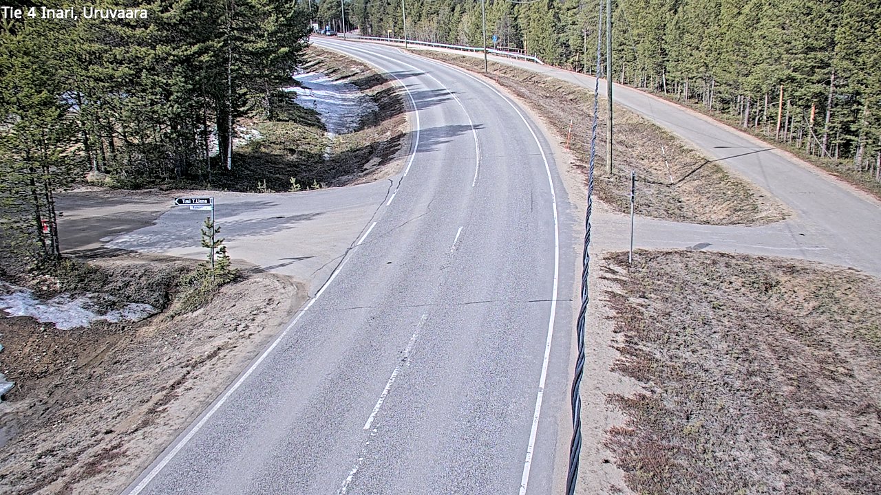 Weather Camera Image Road 4 Inari, Uruvaara, Inari, Lappi