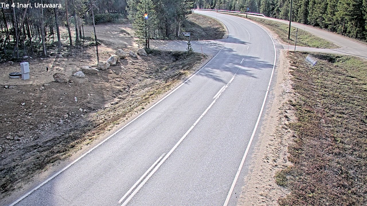 Weather Camera Image Road 4 Inari, Uruvaara, Inari, Lappi