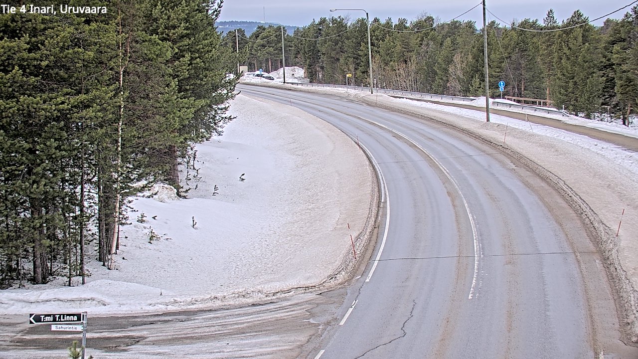 Weather Camera Image Road 4 Inari, Uruvaara, Inari, Lappi