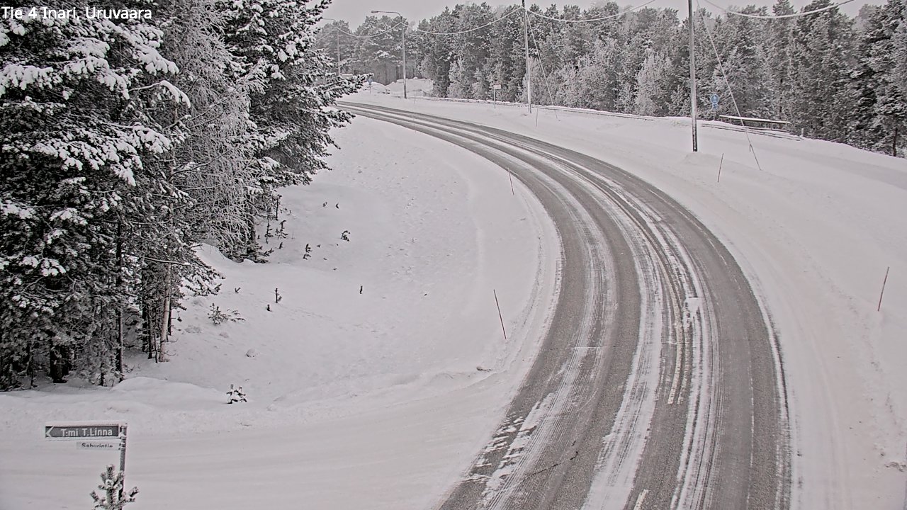 Kelikamerat Kuva Tie 4 Inari, Uruvaara, Inari, Lappi