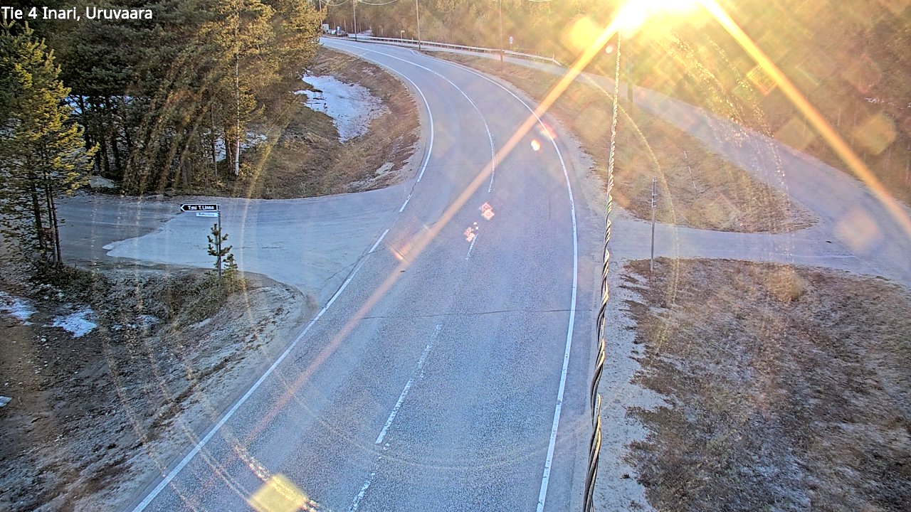 Weather Camera Image Road 4 Inari, Uruvaara, Inari, Lappi