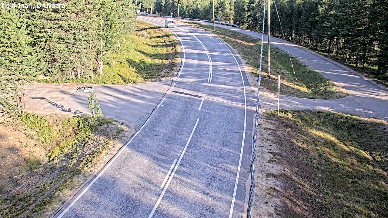 Weather Camera Image Road 4 Inari, Uruvaara, Inari, Lappi