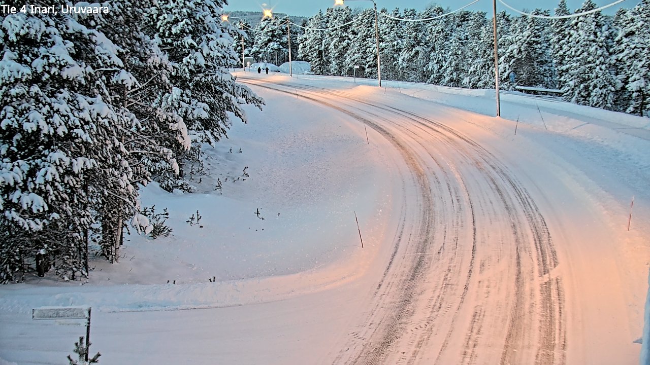 Weather Camera Image Road 4 Inari, Uruvaara, Inari, Lappi