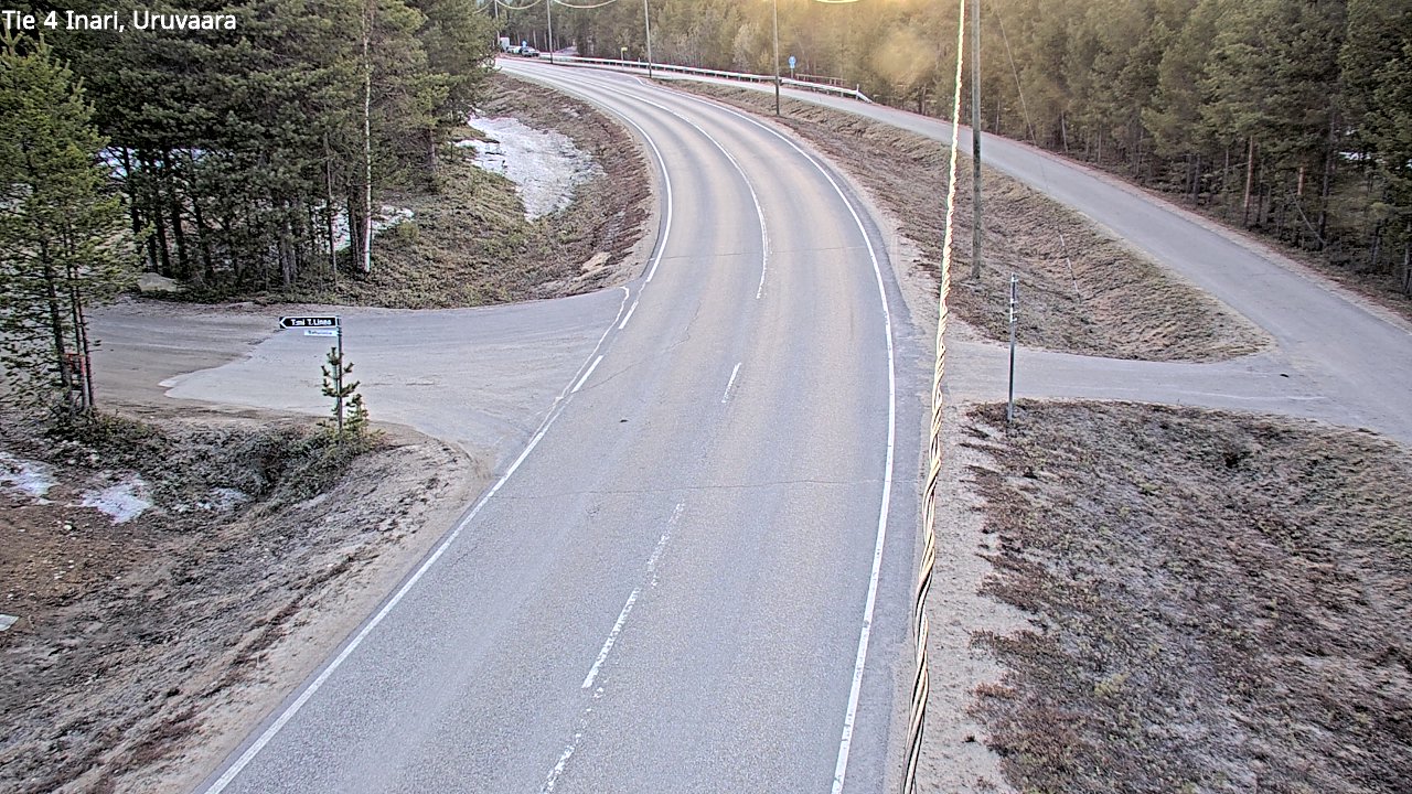 Weather Camera Image Road 4 Inari, Uruvaara, Inari, Lappi