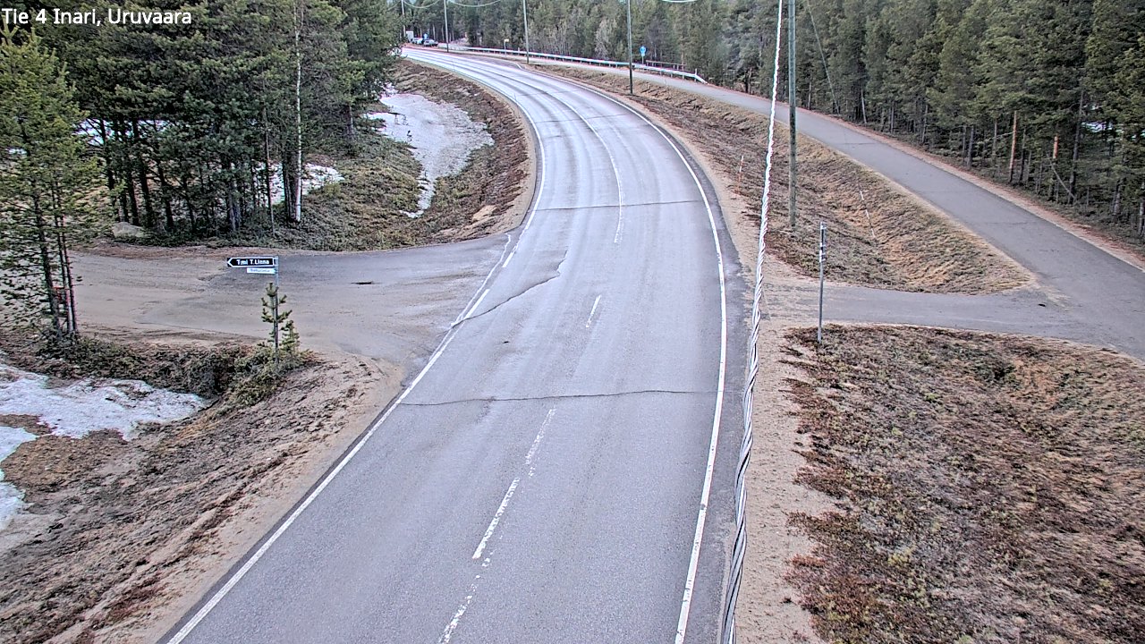 Weather Camera Image Road 4 Inari, Uruvaara, Inari, Lappi