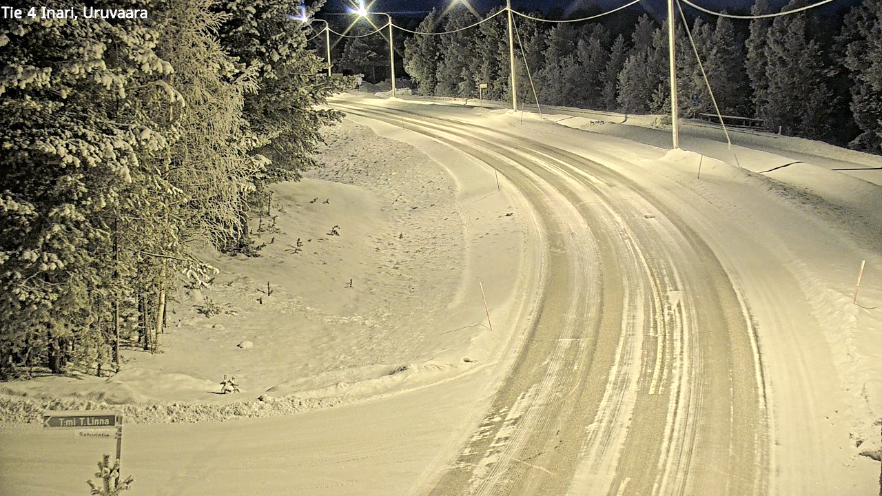 Kelikamerat Kuva Tie 4 Inari, Uruvaara, Inari, Lappi
