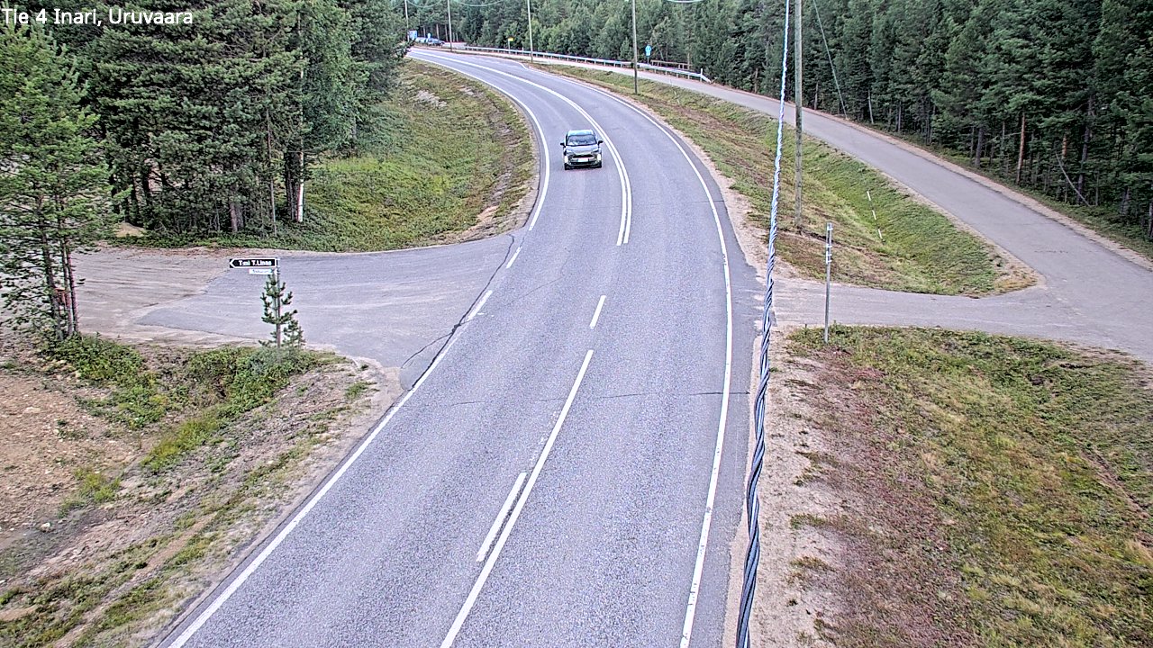 Weather Camera Image Road 4 Inari, Uruvaara, Inari, Lappi
