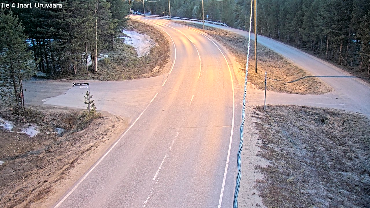 Weather Camera Image Road 4 Inari, Uruvaara, Inari, Lappi