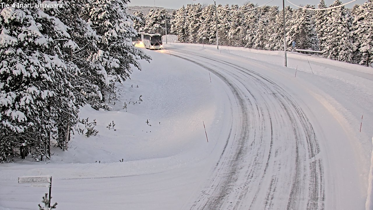 Weather Camera Image Road 4 Inari, Uruvaara, Inari, Lappi