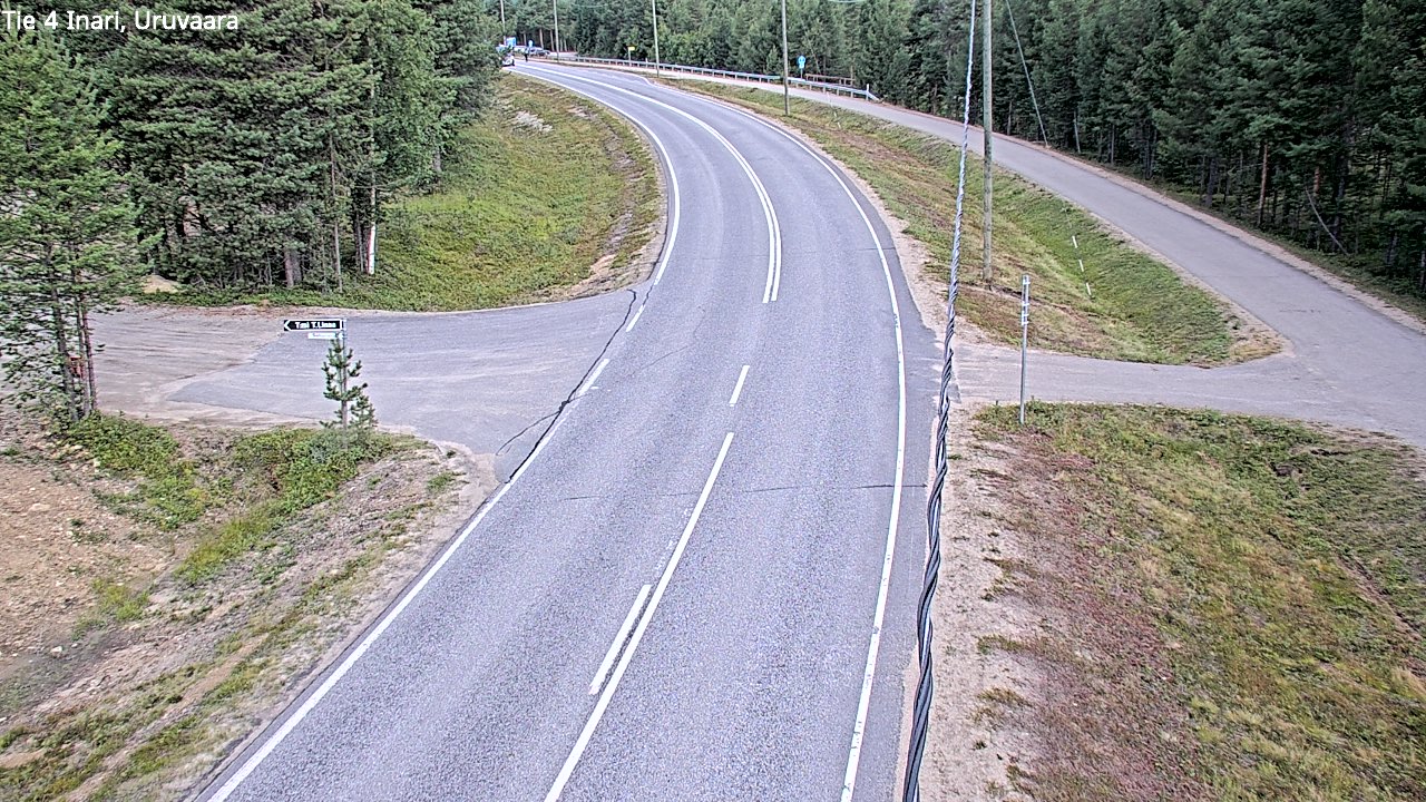 Weather Camera Image Road 4 Inari, Uruvaara, Inari, Lappi
