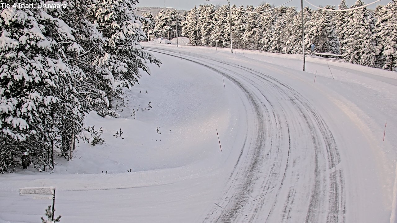 Weather Camera Image Road 4 Inari, Uruvaara, Inari, Lappi