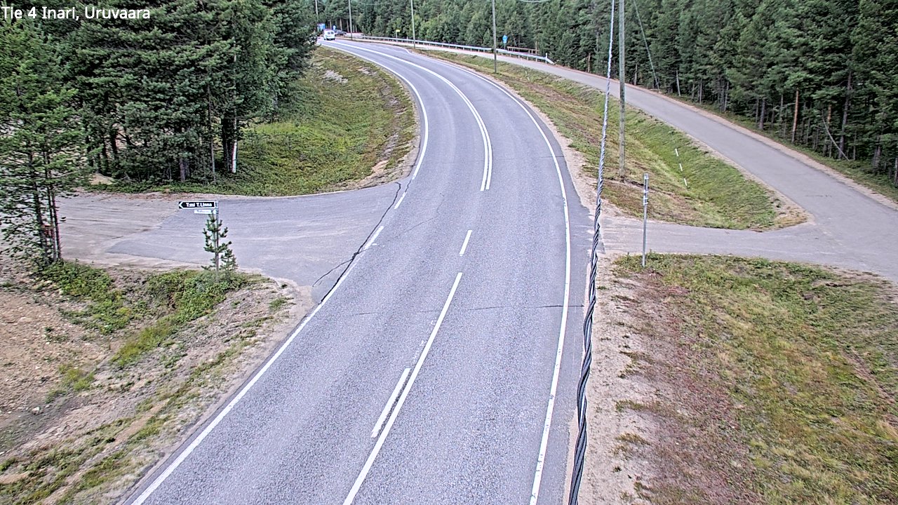 Weather Camera Image Road 4 Inari, Uruvaara, Inari, Lappi