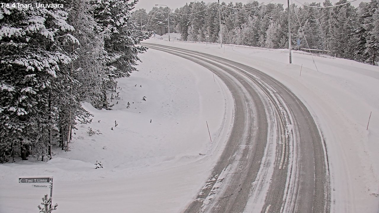 Kelikamerat Kuva Tie 4 Inari, Uruvaara, Inari, Lappi