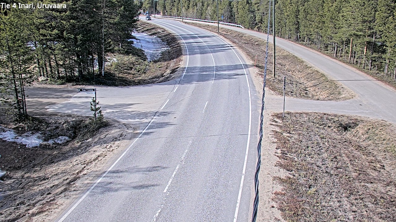 Weather Camera Image Road 4 Inari, Uruvaara, Inari, Lappi