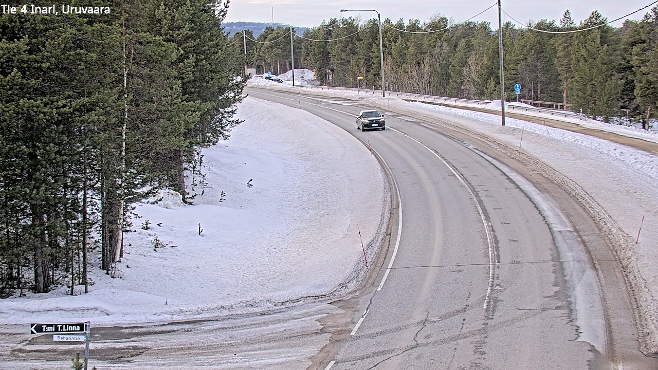 Kelikamerat Kuva Tie 4 Inari, Uruvaara, Inari, Lappi
