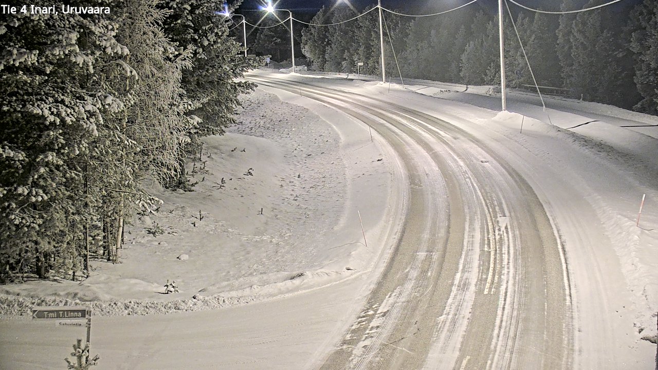 Kelikamerat Kuva Tie 4 Inari, Uruvaara, Inari, Lappi