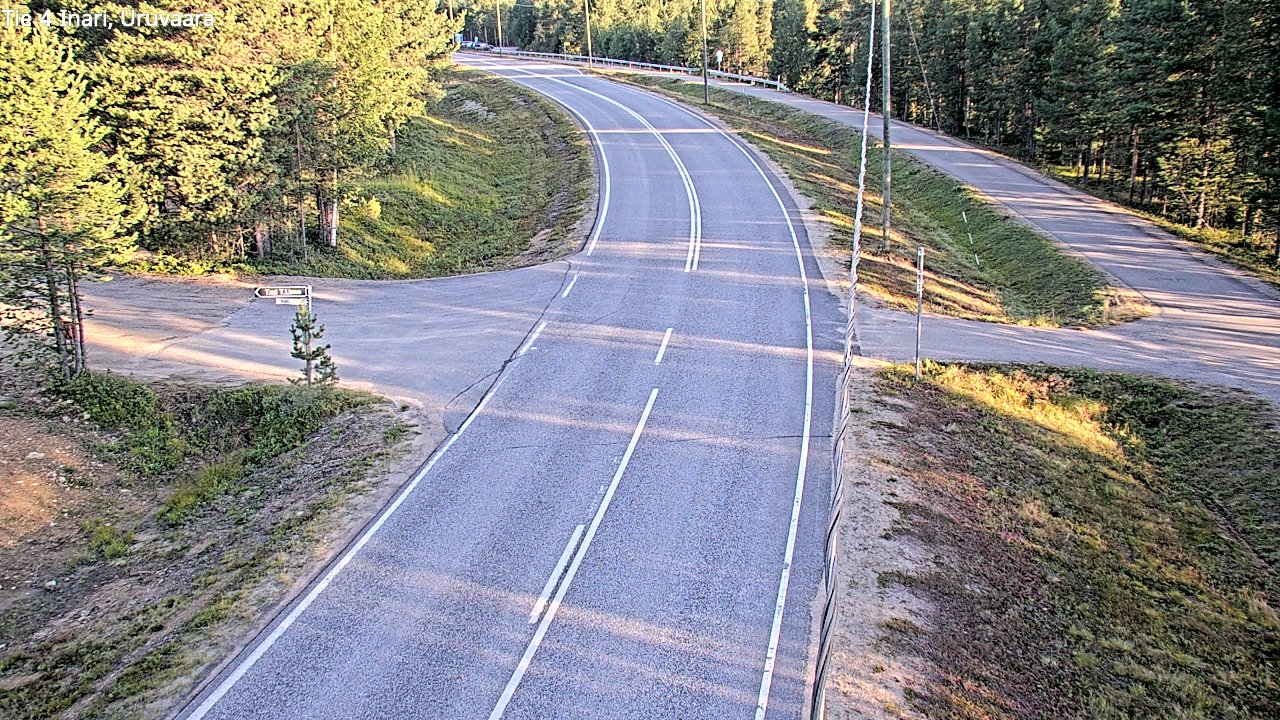Weather Camera Image Road 4 Inari, Uruvaara, Inari, Lappi