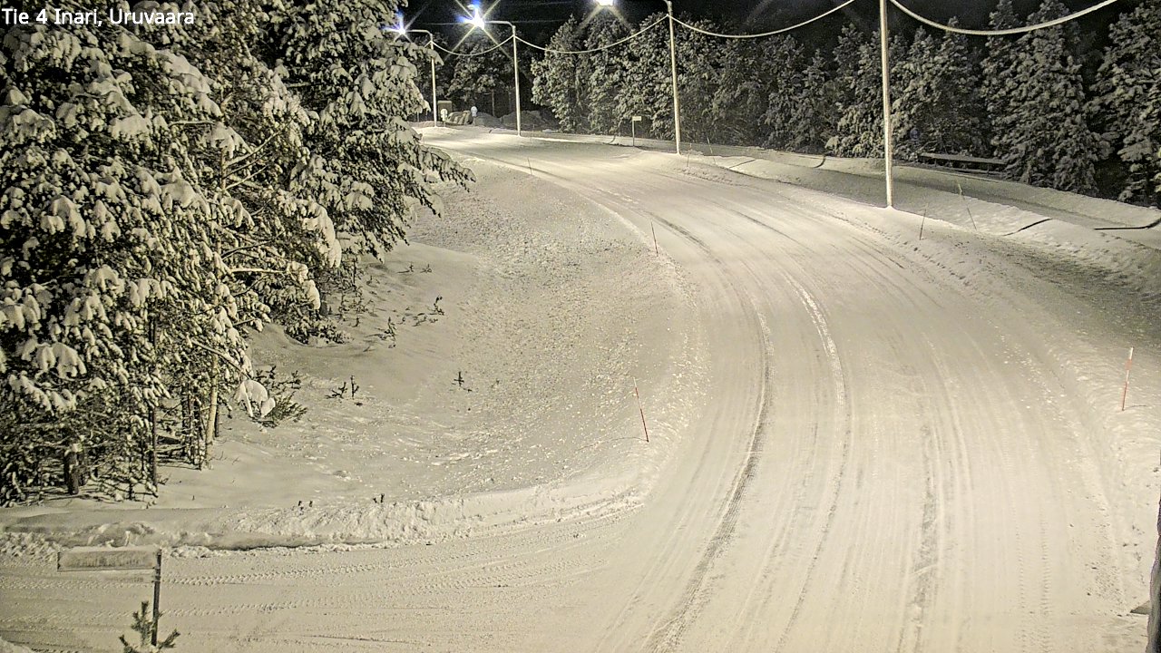 Weather Camera Image Road 4 Inari, Uruvaara, Inari, Lappi