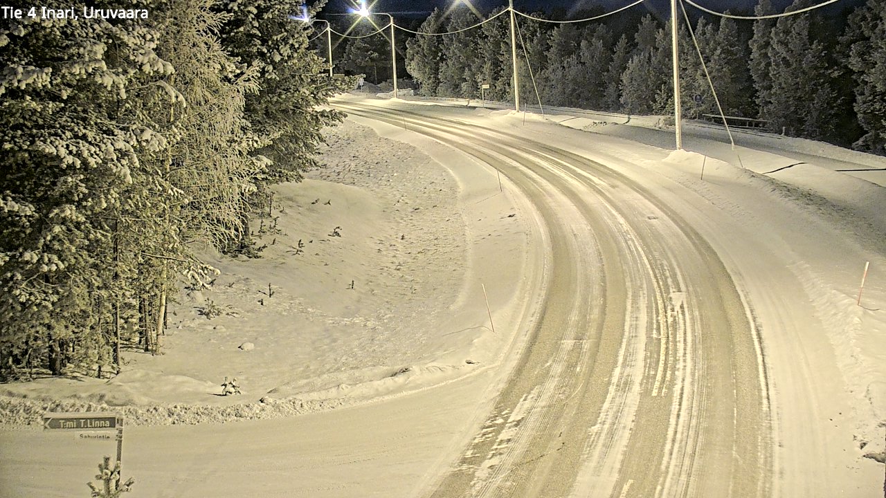 Kelikamerat Kuva Tie 4 Inari, Uruvaara, Inari, Lappi